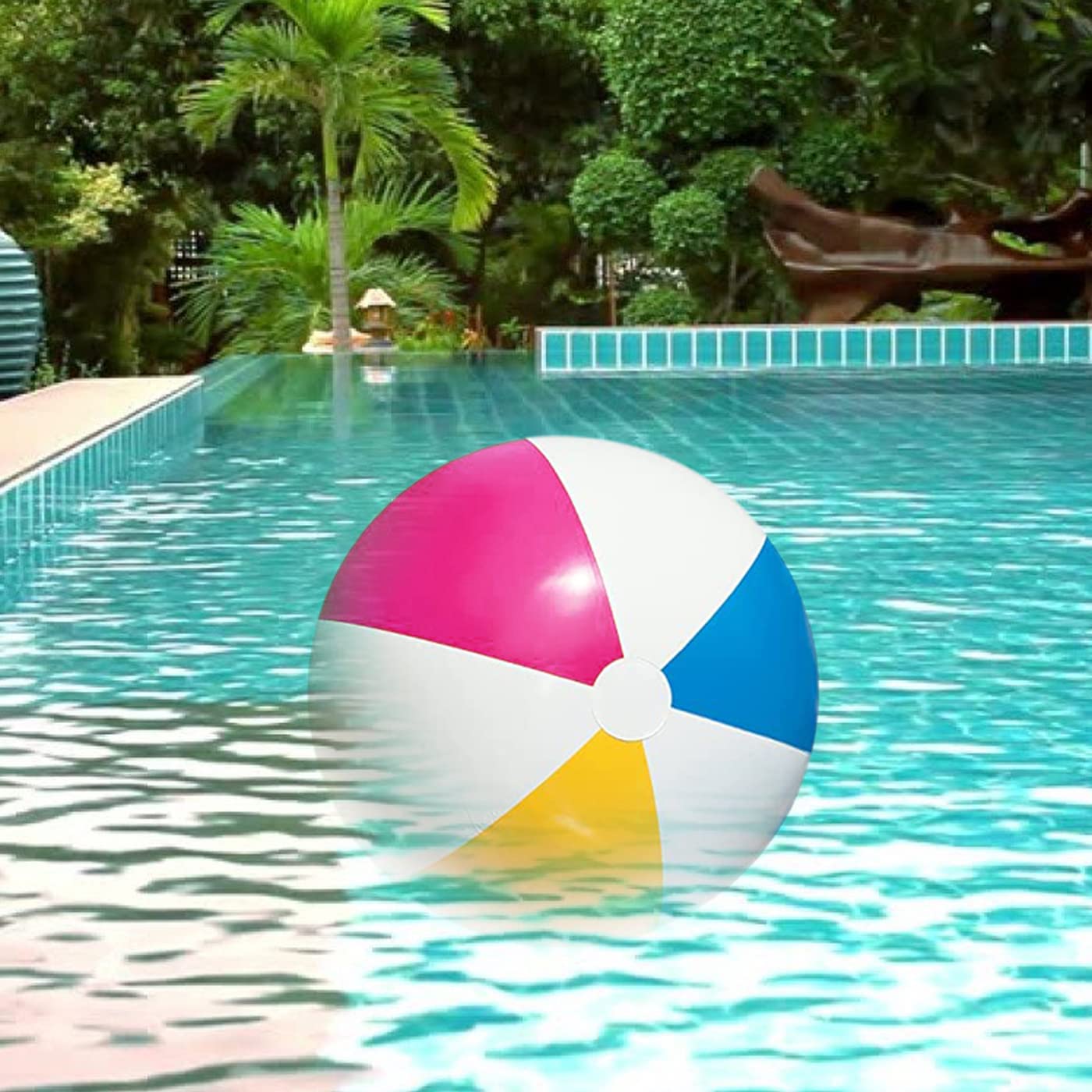 Ekan Soft Beach Ball Water Bouncing Balls Great Summer Toy for Beach Swimming Pool for Water Fight Game, Water Park, Summer Party for Kids and Adults Multicolour Pack of 1 (B0B3JDHDV2) Amazon Price History, Amazon Price Tracker
