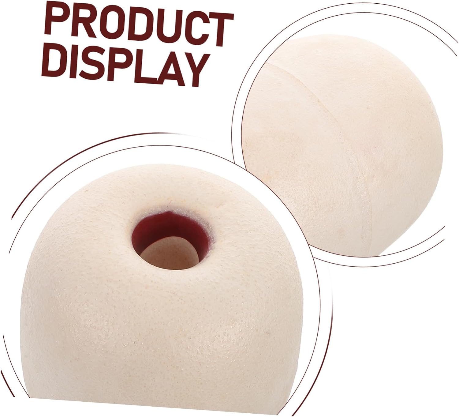 Kisangel Rope Float Buoy: Deep Water Fishing Marker Buoys Bulk for Boats Swimming Kayak Crabbing Trail Dock Pool Beige 15cmx 20cm