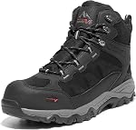 NORTIV 8 Men's Waterproof Steel Toe Work Boots Safety Industrial Security Shoes