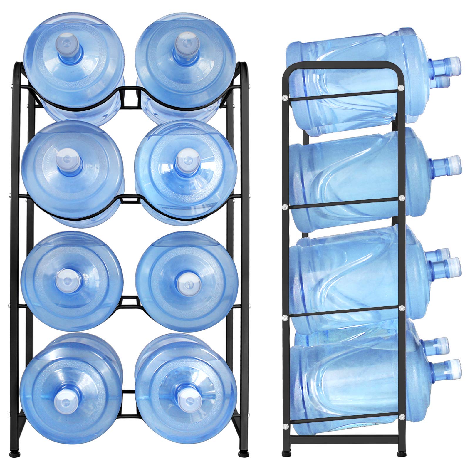 Buy Water Bottle Storage Rack, 4Tier Reinforced Carbon Steel Water Jug