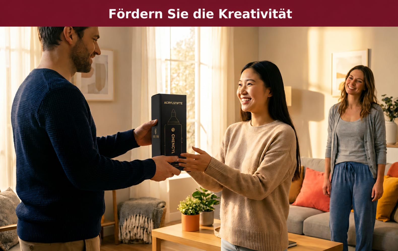 Acrylstifte, 120 Farben - Acrylfarben set mit Aufbewahrungsbox für DIY-Projekte, Papier, Pappe, Stoffe, Glas, Keramik, Leinwand, Holz, Stein - Filzstifte für erwachsene und filzstifte kinder