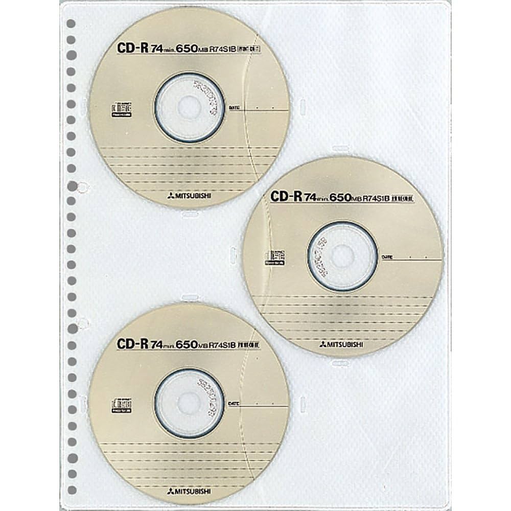 CD 5枚　専用 Amazon.co.jp: コクヨ ファイル CD DVD ポケット 6枚収容 30穴