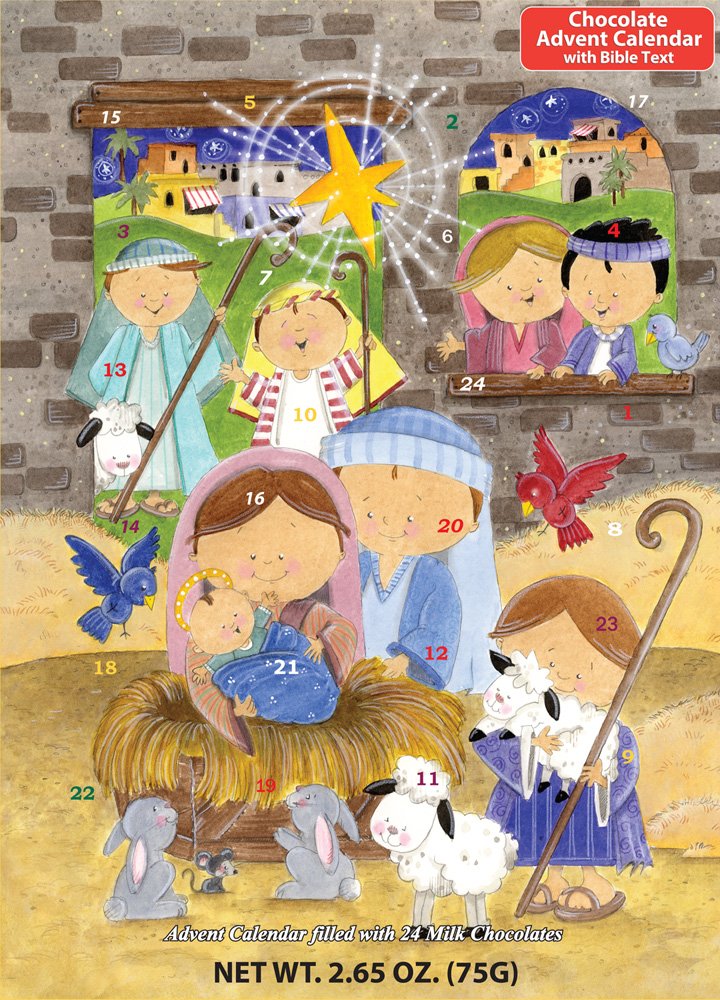 Buy Vermont Christmas Company Smiling Shepherds Chocolate Advent