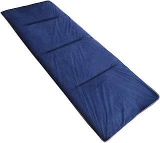 RedSwing Cot Pads for Camping, Soft Comfortable Cotton Sleeping Cot Mattress Pad 75"x29", Blue Corduroy