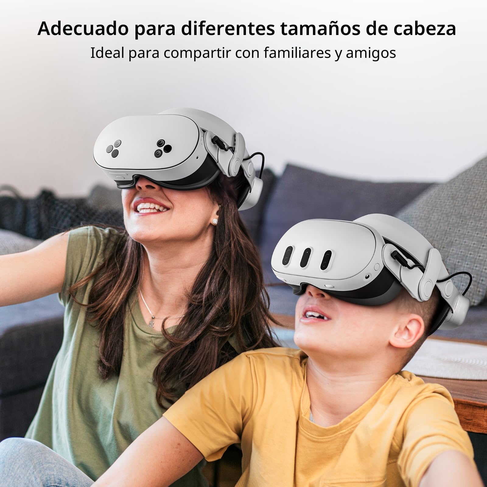A3 Max BateríA Headstrap para Meta Quest 3s/3, Carga RáPida De 20w Con BateríA MagnéTica De 10.800 Mah, MáXimo Confort Y Mayor Tiempo De Juego, Compatible Con Los Accesorios Quest 3s/3 (Blanco)