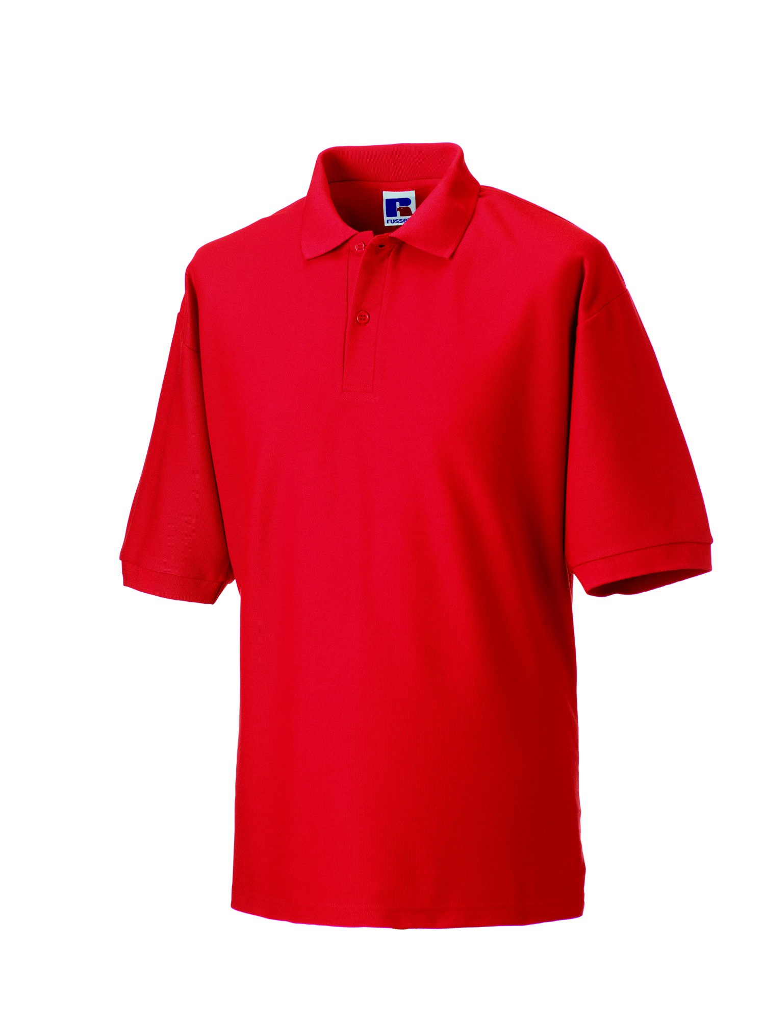 Jerzees Men's Bright Red Russell Poly/Cotton Pique Polo Shirt Xxl