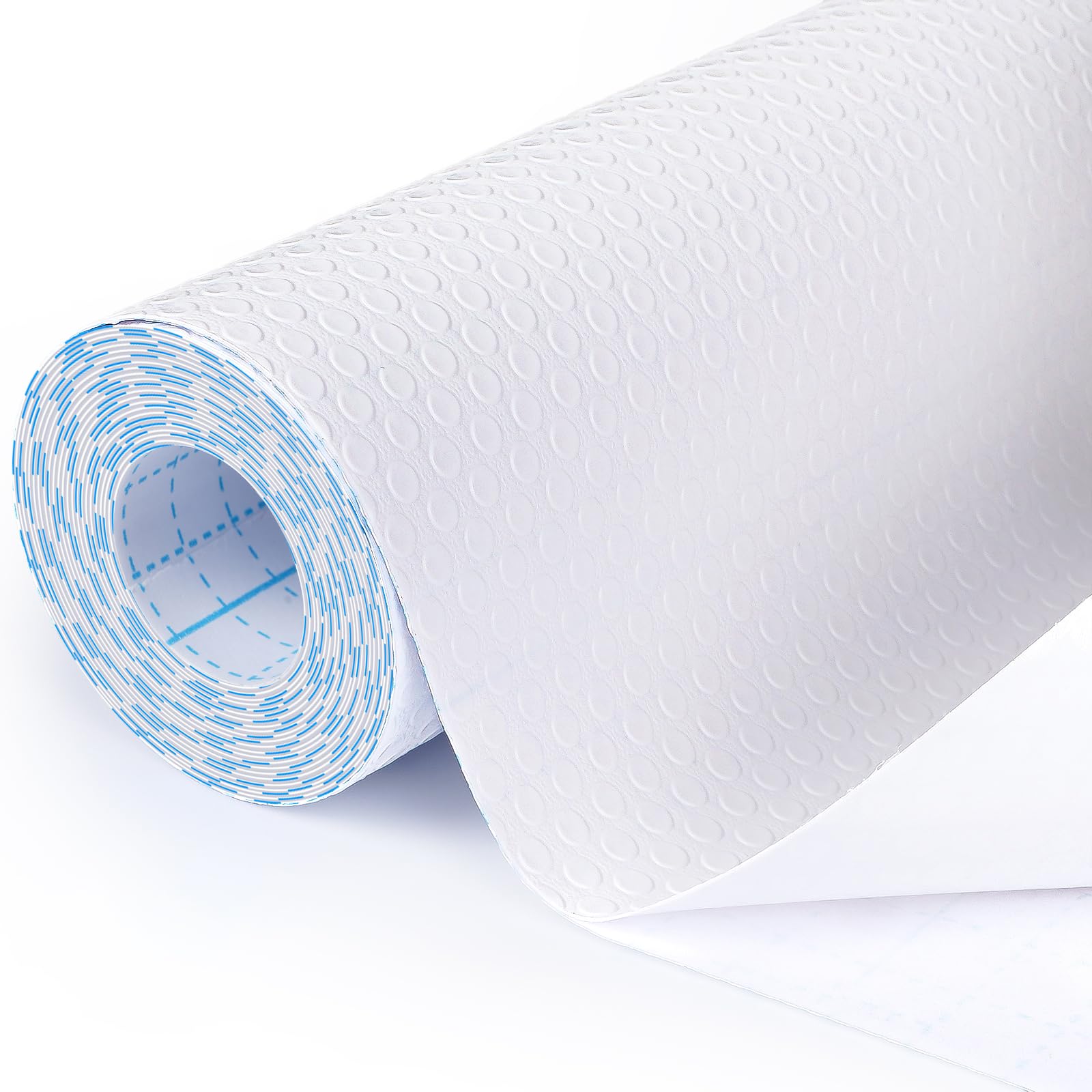 Self-Adhesive Shelf Liner – Peel & Stick Waterproof, Non-Slip Drawer & Cabinet Liner (White, 11.81 In X 145 In Roll) - View #4