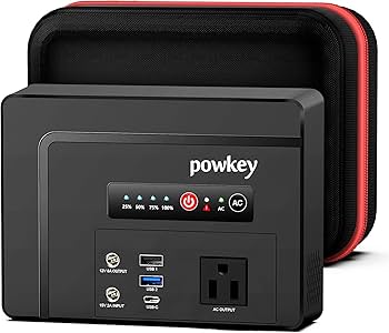 Amazon.co.jp: Powkey ポータブル電源 G100 97.68Wh/26400mAh ぽーた