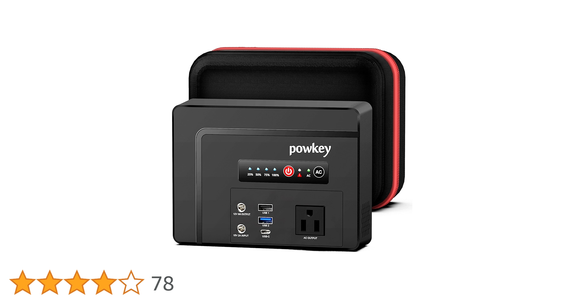 Amazon.co.jp: Powkey ポータブル電源 G100 97.68Wh/26400mAh ぽ