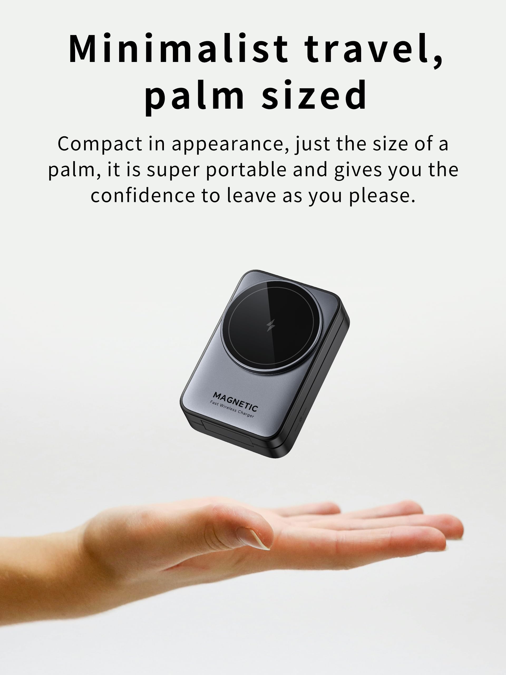 Stazione di Ricarica 3 in 1 Compatibile con MagSafe, Magnetica Caricatore Wireless,Caricabatterie Magnetico Compatibile con iPhone Serie 6/15/14/13/12 Série, AirPods 2/3/Pro, Apple Watch