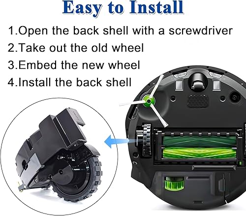 Miniatura 6 de Par de módulos de rueda izquierda para iRobot Roomba Serie I&E I7 I7+ I8 I8+ I6 I6+ I4 I3 I3+ J7 E5 E6 E7 Series Aspiradora