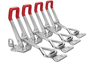 DEStaco 4003-7.5-L Heavy Duty Adjustable Toggle Latch Clamp(7.5inch,1320Lbs)