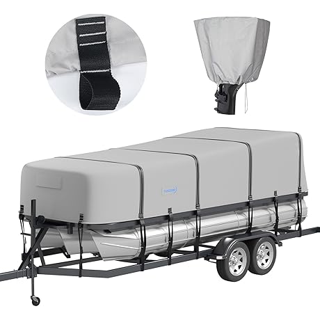 Tuszom 900D Pontoon Boat Cover: Ultimate Protection for Winters