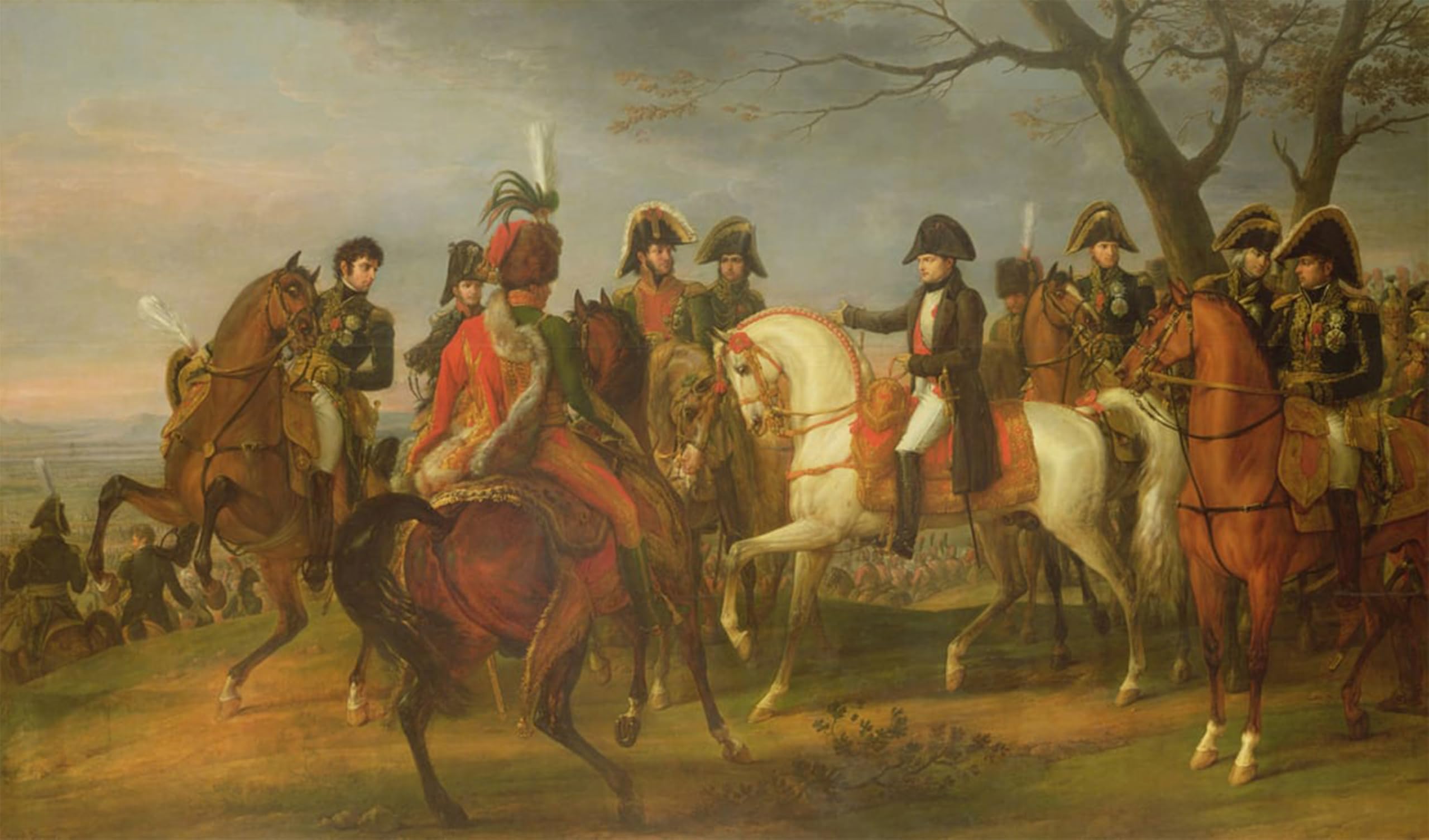 POSTERIIk Famous Animal Posters Vintage Picture Napoleon Giving Orders Before the Battle of Austerlitz by Antoine Charles Horace Vernet Modern Wall Decor for Home Decor 60x90cm