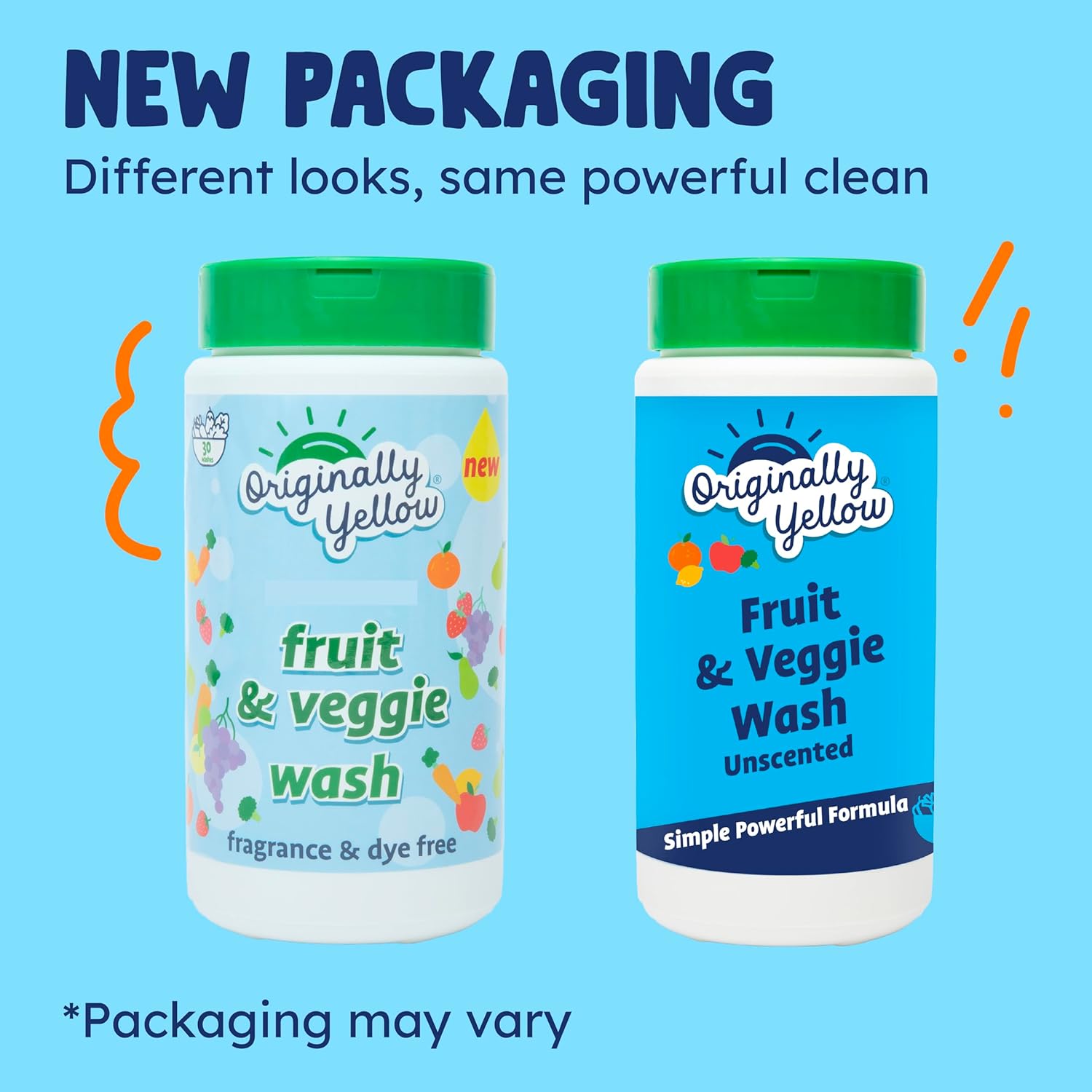 Originally Yellow USA Made Fruit And Vegetable Wash | Food-Grade Fruit and Veggie Wash With No Aftertaste | Powerful Cleaning & Safe Ingredients | Plant-Derived Produce Cleaner & fruit washer | 2 lb - Image 9