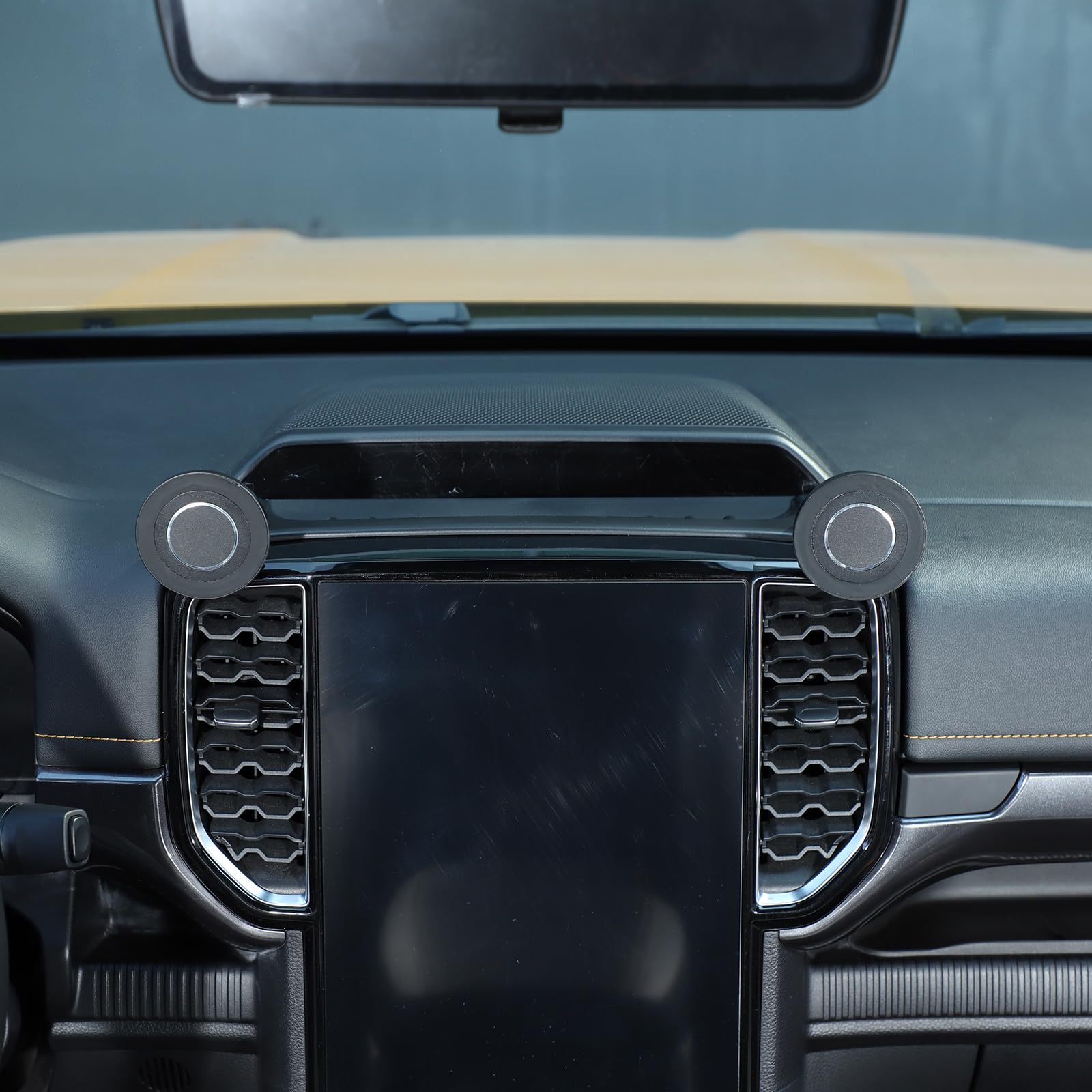 Supporto per cellulare compatibile con Ford Ranger (dal 2023) - Supporto magnetico per iPhone 17/16/15/14/13 Pro Max Plus e smartphone da 4-7 pollici