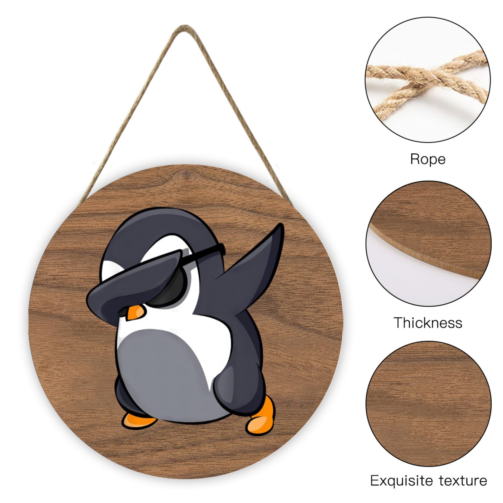 【銅製 ペンギン 壁掛けレリーフ アート】 Amazon.co.jp: 壁掛け画 かっこいい ペンギン 面白い 掛け画 木の看板