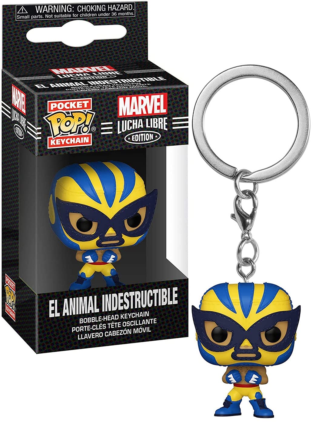 Pop! Keychain: Marvel Luchadores - Wolverine