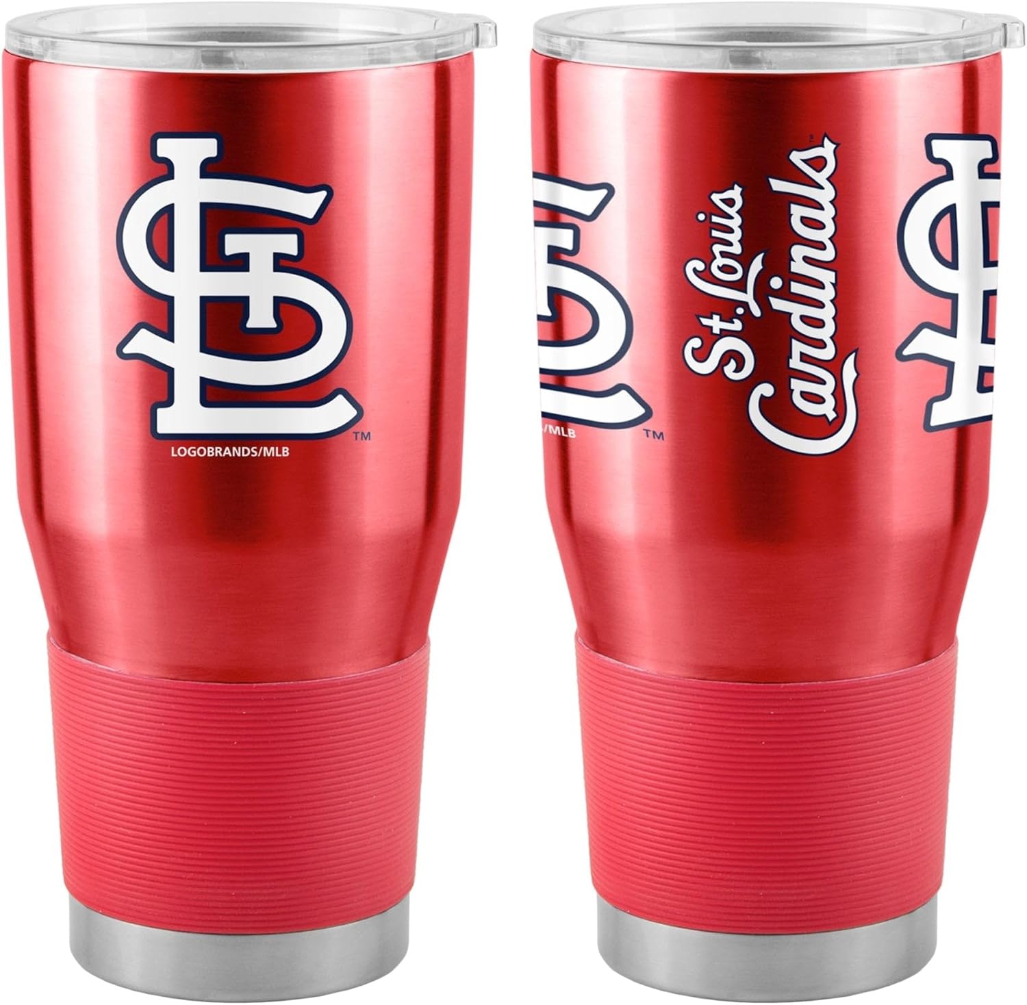 Logo Brands 527-S30T-1: St Louis Cardinals 30oz Full Color Gameday Stainless Tumbler