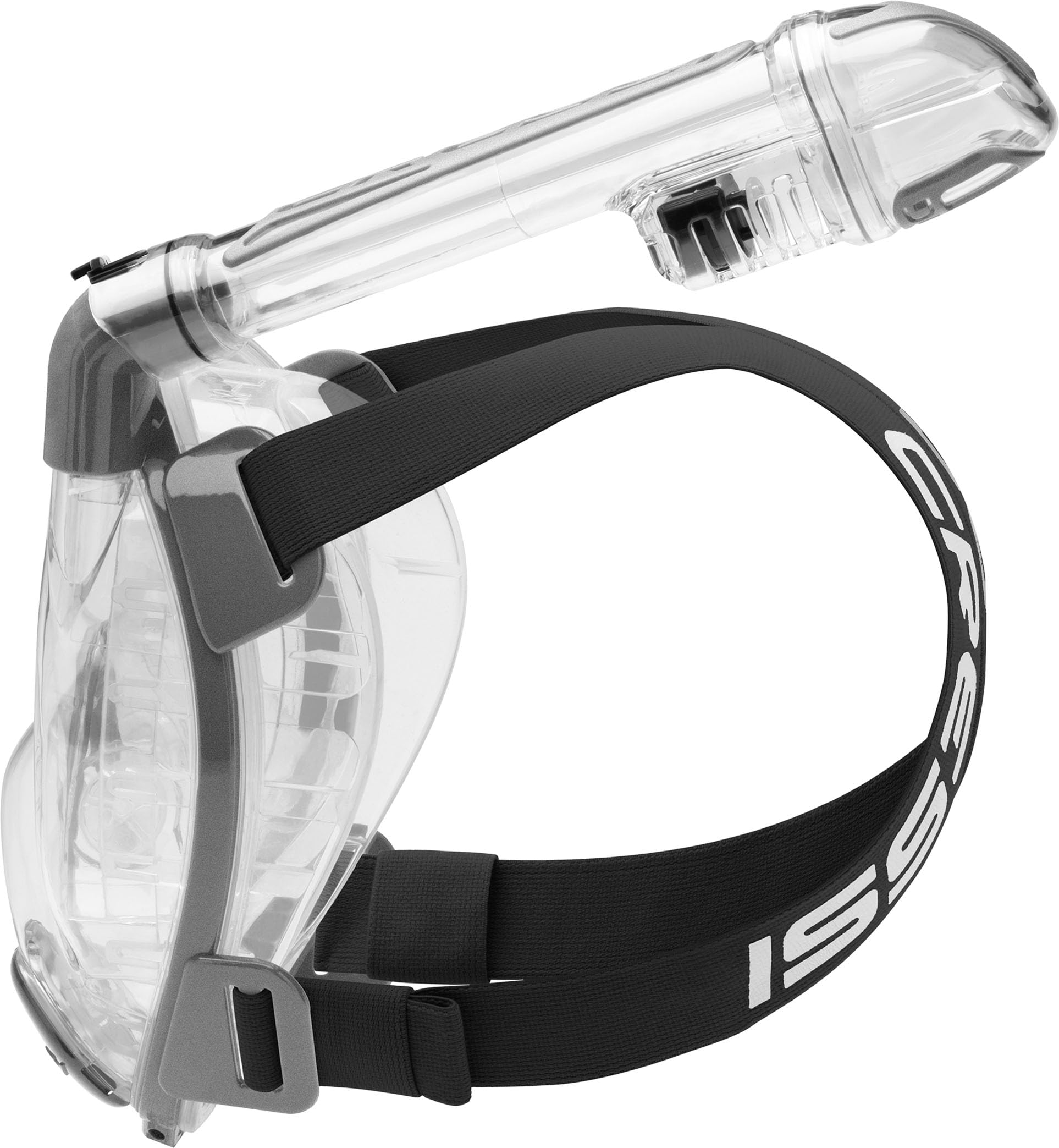 Cressi Unisex-Adult Duke Dry Full Face Mask Maska Do Nurkowania Z Rurką I Pływania Na Powierzchni,Przezroczysty,M/L,Xdt010000