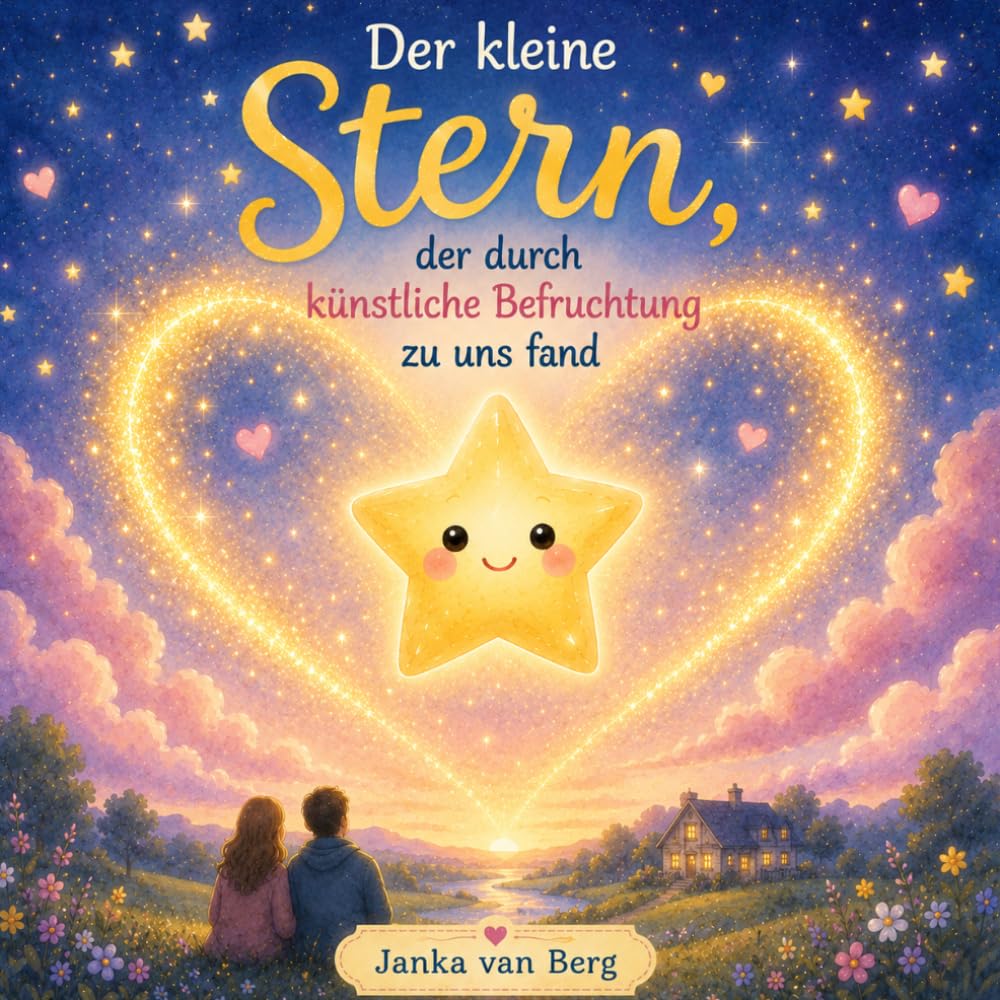 Der kleine Stern, der durch künstliche Befruchtung zu uns fand: Kindgerecht erklärt: Künstliche Befruchtung und der Weg zum Wunschkind