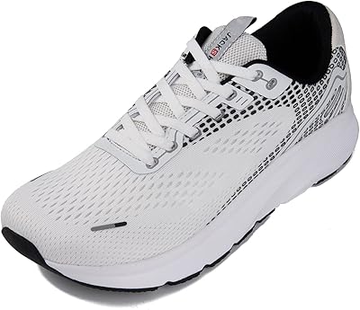 JACKSHIBO Wide Toe Box for Men Women Cloud Sneakers Road Running Shoes Lightweight Breathable Neutral Cushioned Walking Sh...
