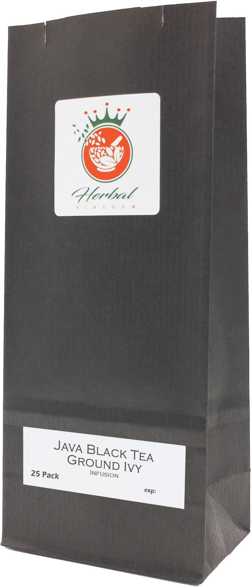 Ground Ivy and Black Tea Herbal Infusion (Java - 25 Unbleached Tea Bags - 50g)