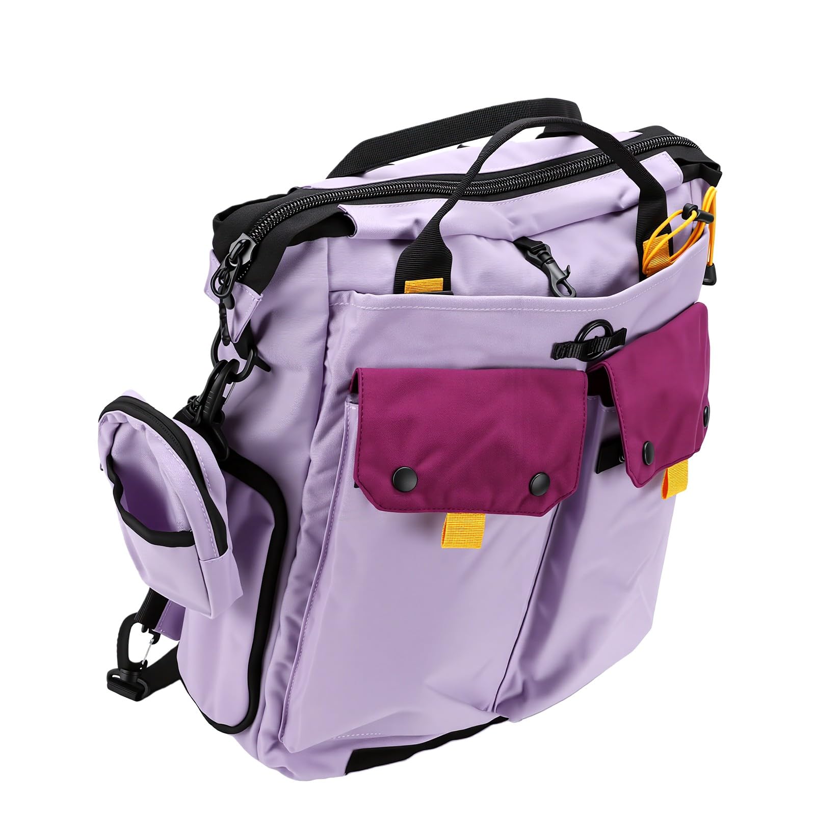 POENVFPO Mochila de Tenis para Hombre y Mujer, Bolsa de Raqueta de 18L de Oxford con Separación Húmeda y Seca Desmontable, Compartimento para Portátil, Bolsillo para Zapatos, Hebilla de
