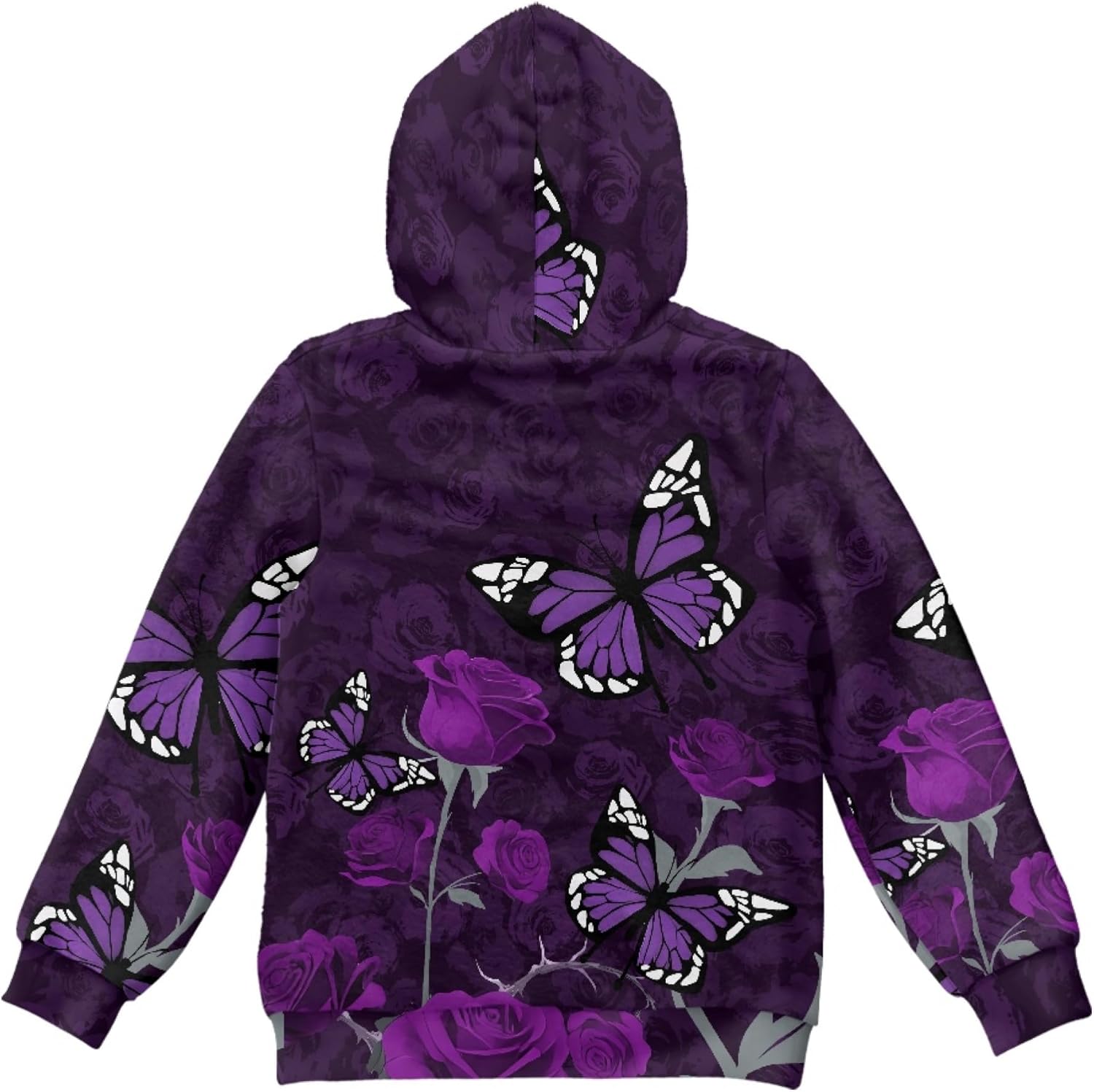 AmzPrint Cute Big Girls Half Zip Fleece Hoodies Long Sleeve Pullover Vintage Oversized Birthday Cute Hoodies For Teens Girls