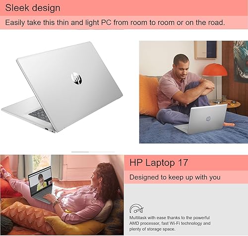 Miniatura 9 de HP Computadora portátil 17, pantalla HD+ de 17.3", procesador Intel Core i3-1115G4 de 11 generación, 32 GB de RAM, SSD PCIe de 1 TB, cámara web,