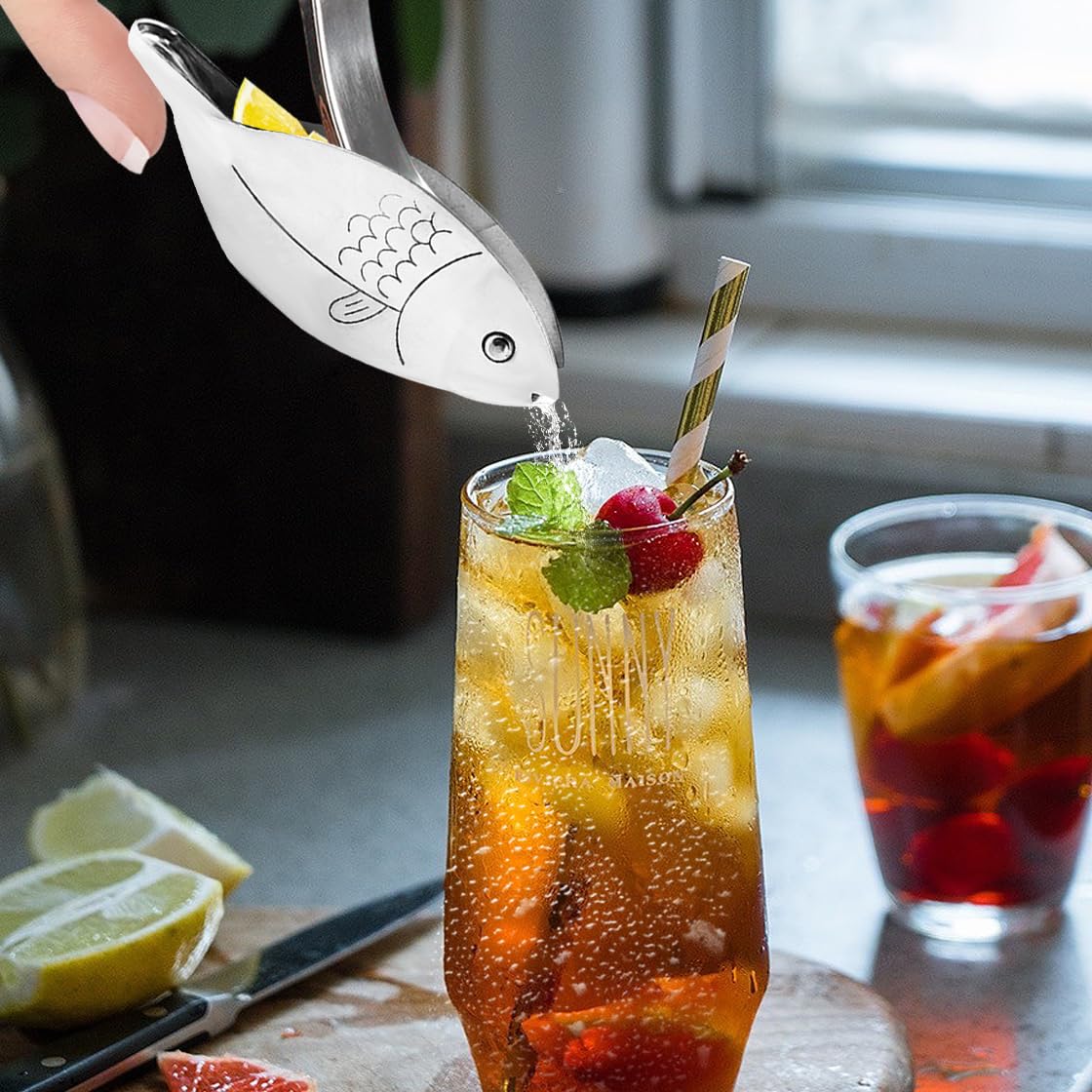 Amazon.com: HyzaPhix 2pcs Fish Lemon Juicer, Manual Lemon