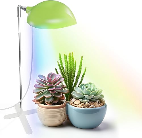 Diivoo Luz de crecimiento de plantas suculentas, luz LED de crecimiento de espectro completo para plantas de interior, lámpara de crecimiento