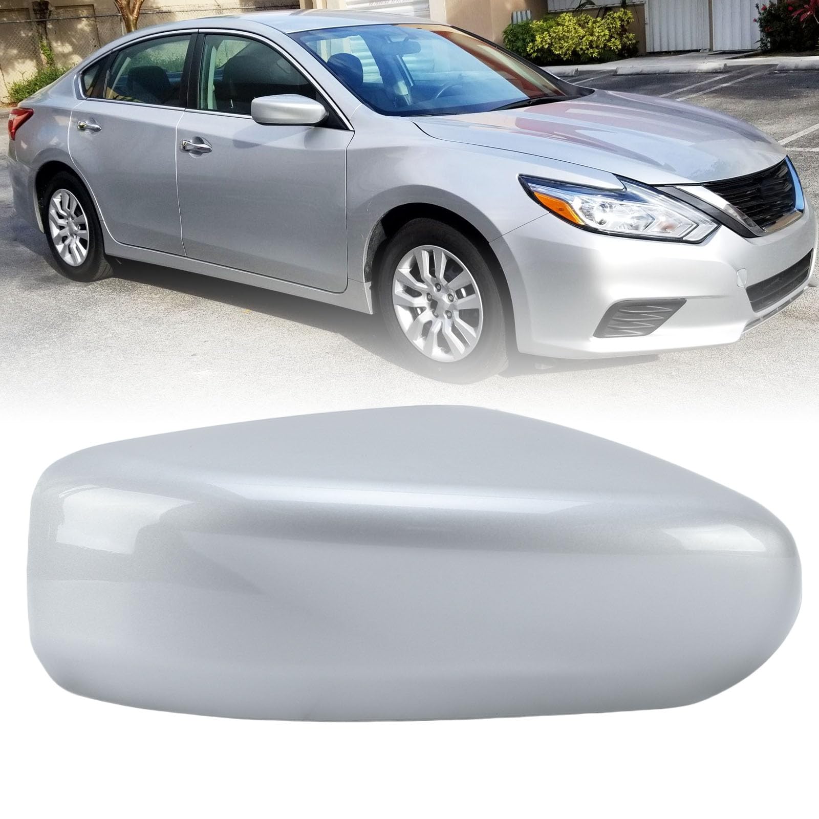 L & R Rearview Side Mirror Cover Cap Fit For Nissan Altima Sedan 2013 L & R Rearview Side Mirror Cover Cap Fit For Nissan Altima Sedan 2013