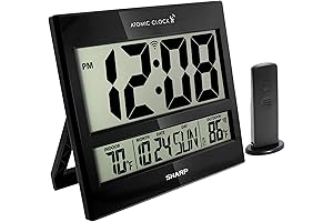 Sharp Jumbo Digital Clock for Easy Reading in Your Living Room