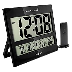 SHARP Atomic Clock with Temperature Display SHARP Atomic Clock with Temperature Display product image