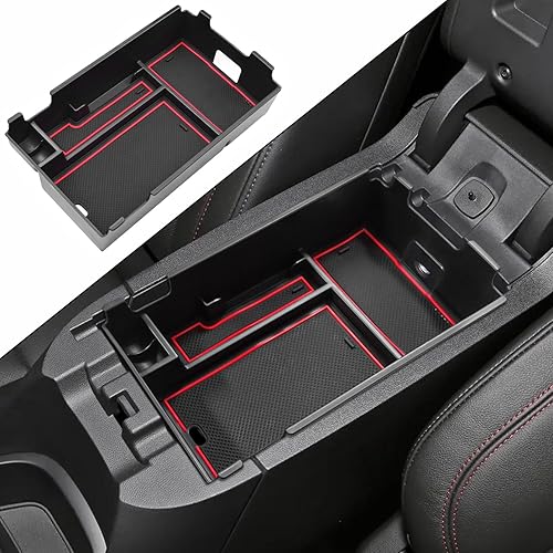 HGWEI Bandeja organizadora de consola central compatible con Chevy Equinox 2018 2019 2020 2021 2023 2024, accesorios para reposabrazos, caja de