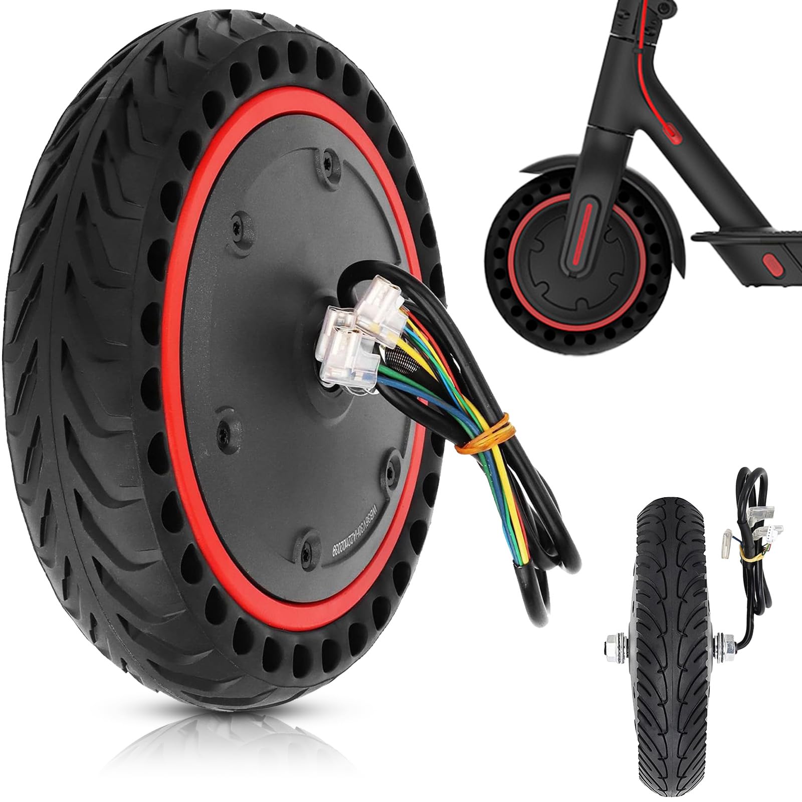 Moteur de moyeu de scooter électrique 36 V 350 W pour Xiaomi M365 Pro Pro2, 8,5", moteur de moyeu sans balais pour Xiaomi Pro Pro2, remplacement des roues motrices
