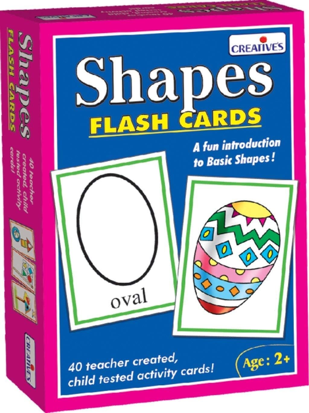 Creative Educational Aids P. Ltd. - CRE0521 Shapes - Flash Cards (Multi-Color) (B009311REK) Amazon Price History, Amazon Price Tracker