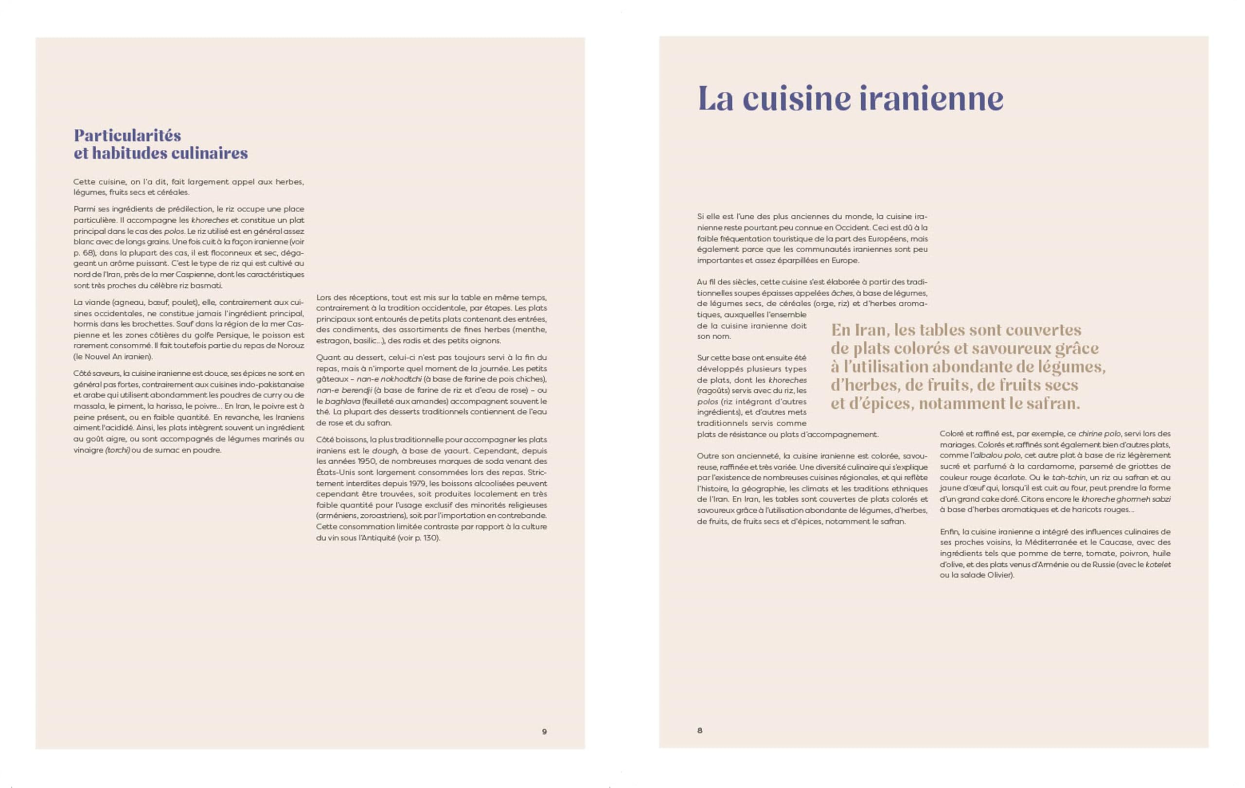 Cuisine familiale d'Iran - Les carnets de cuisine d'une famille perse - 60 recettes