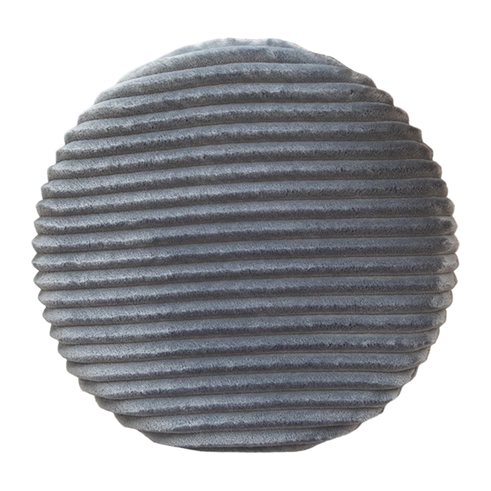 BELOWSYALER Stretchable Comfortable Flannel Cushion Cover Removable Washable Seat Slipcover Ideal for Sofa or Chair Flannel Round Pillow Cover