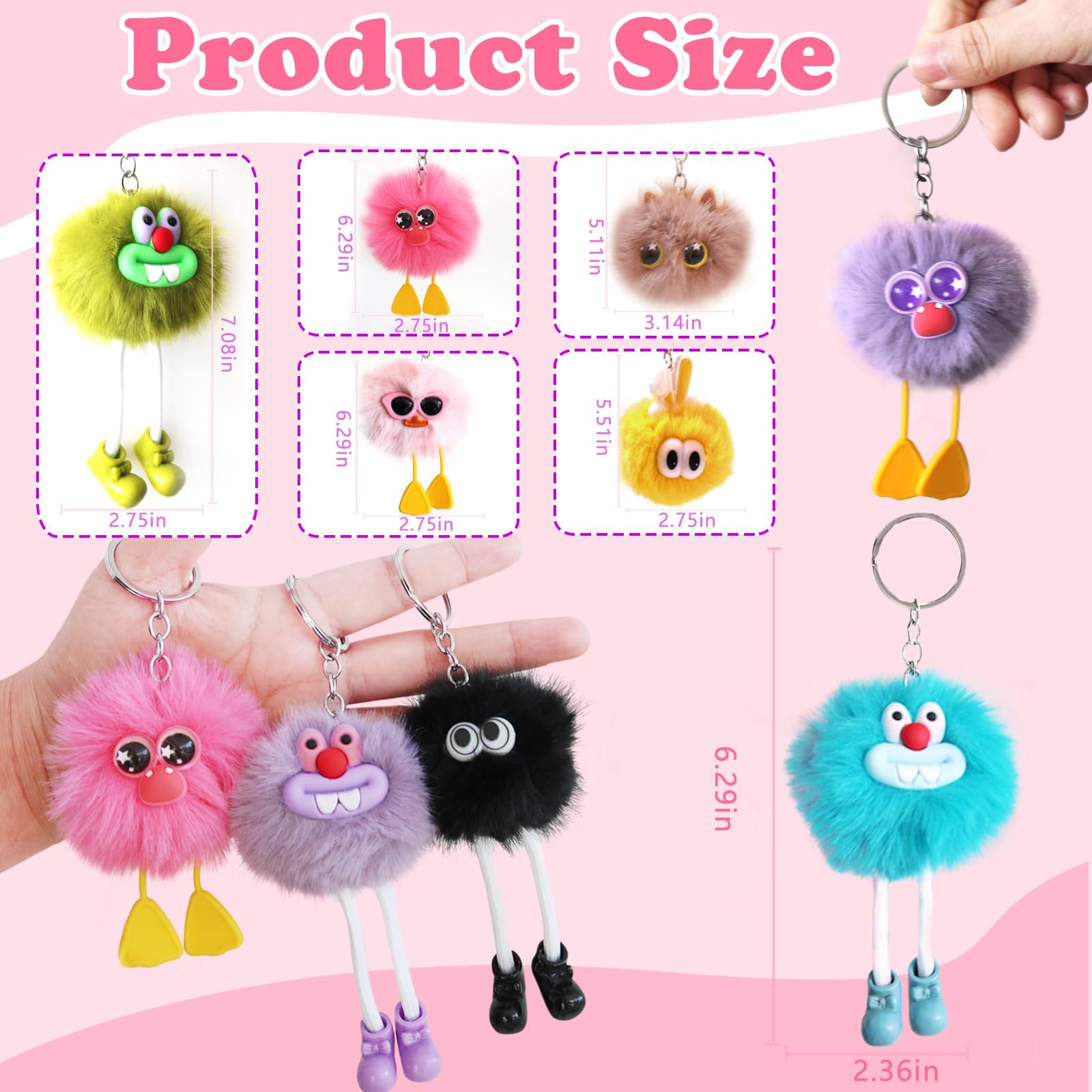 APZ 30 llaveros kawaii lindos para bolsas de regalo de cumpleaños, operación a granel, artículos de Navidad, premios de clase