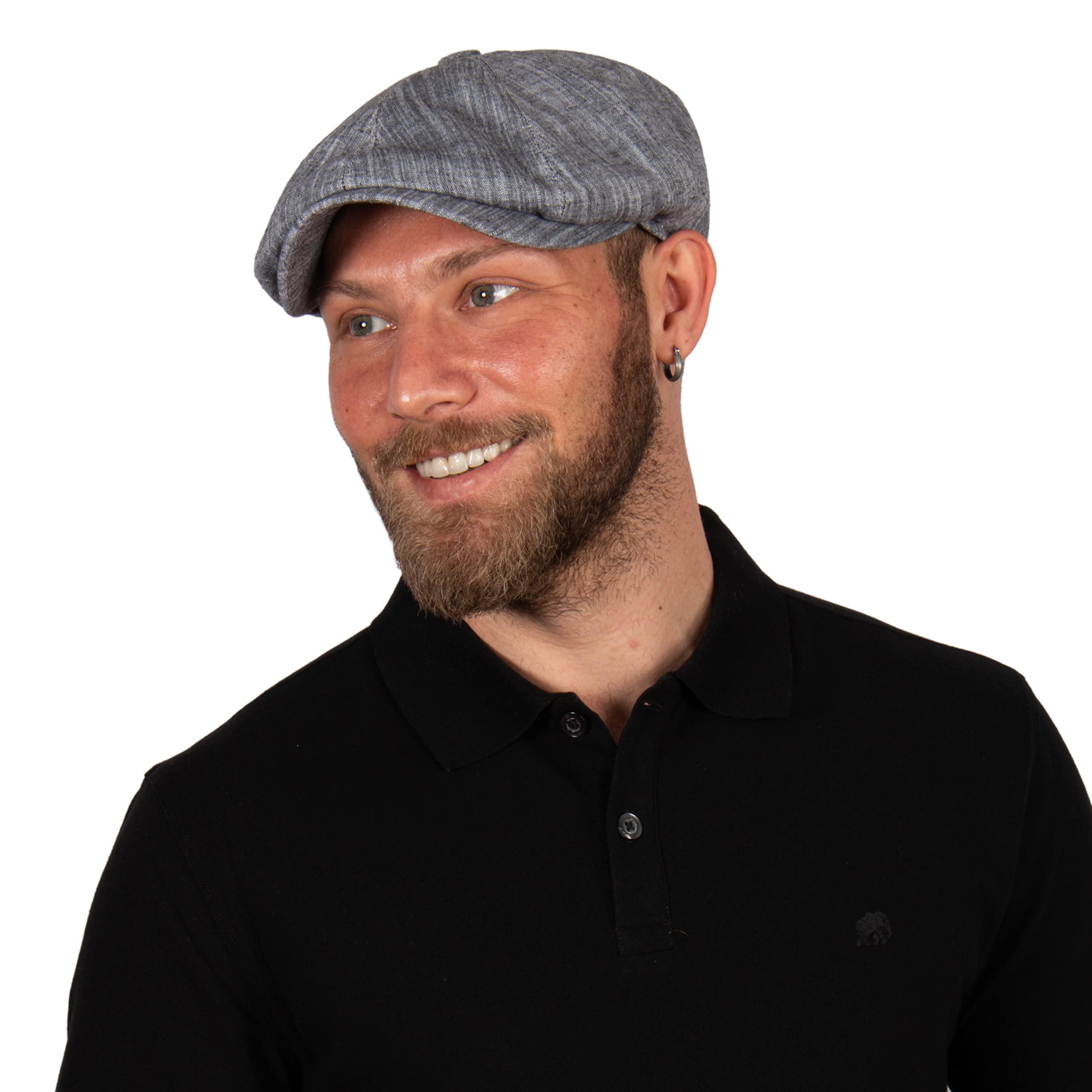 HATSQUARE Summer Cotton 8 Panel Newsboy Cap for Me | MAC.BID