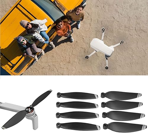 Miniatura 4 de 2 pares de hélices de repuesto de repuesto, piezas de tornillo de hélices, hélices de hoja duraderas, tornillo fácil de instalar, accesorios para