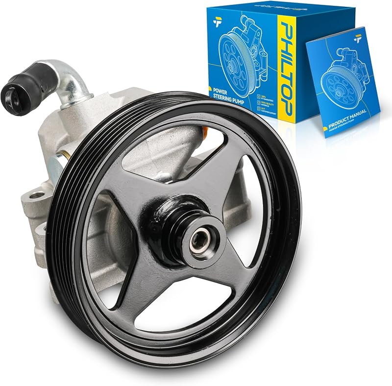 Bomba da direção hidráulica PHILTOP com polia 20-298P1 para Grand Marquis, Crown Victoria e Town Car – 1 unidade