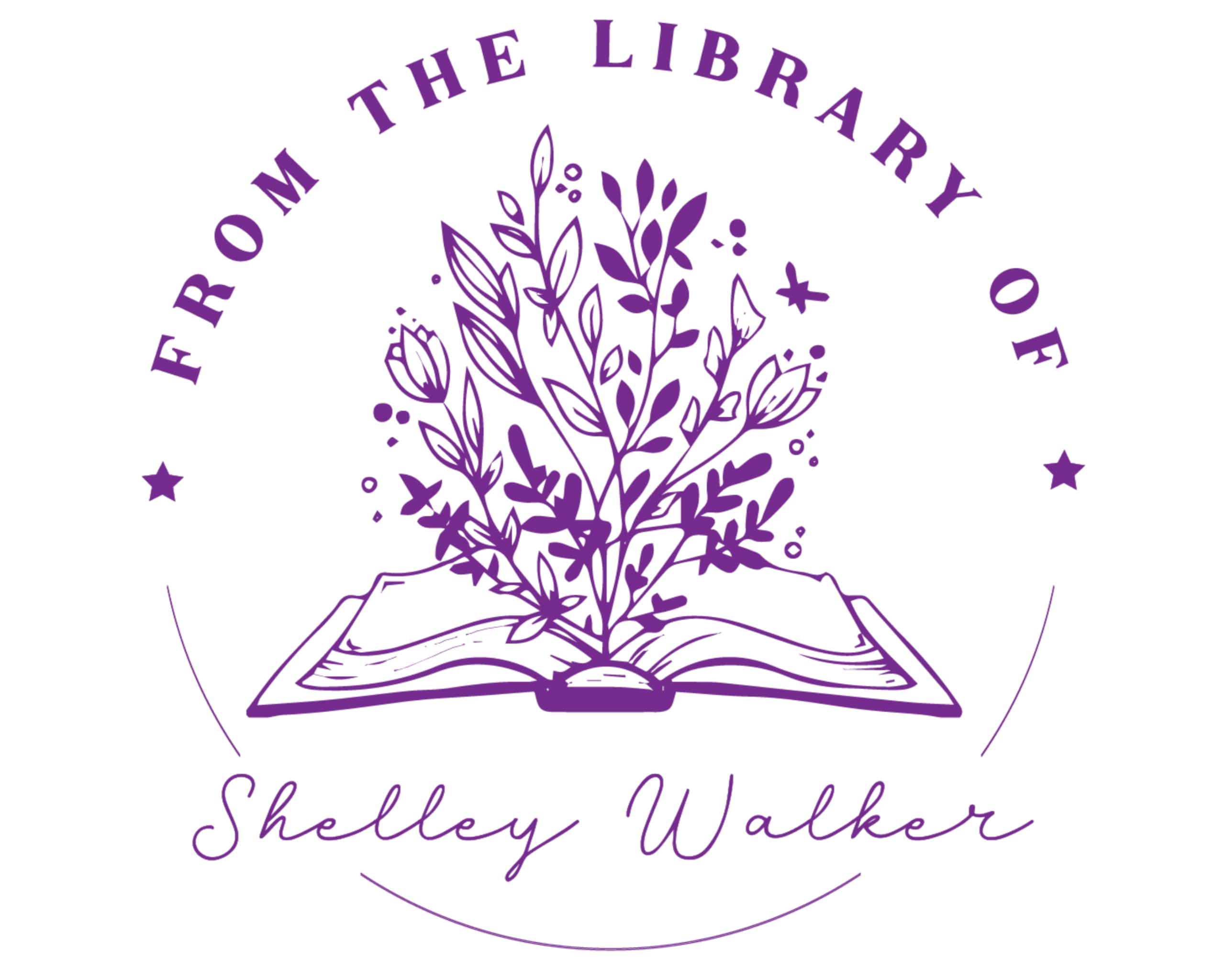 from The Library of Book Embosser Custom Personalized This Book Belongs to Ex Libris Lover Gift 1 5/8