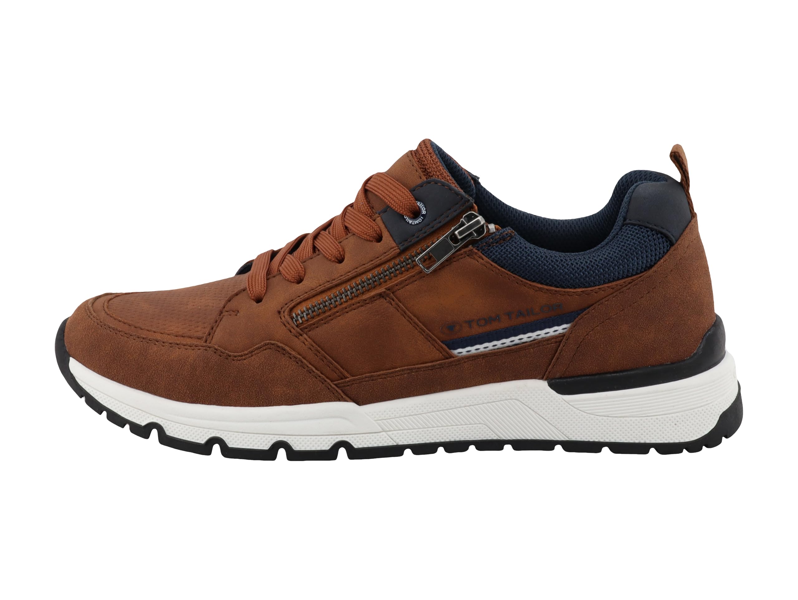 TOM TAILOR Men's 9580190004 Sneaker, Cognac, 11 UK