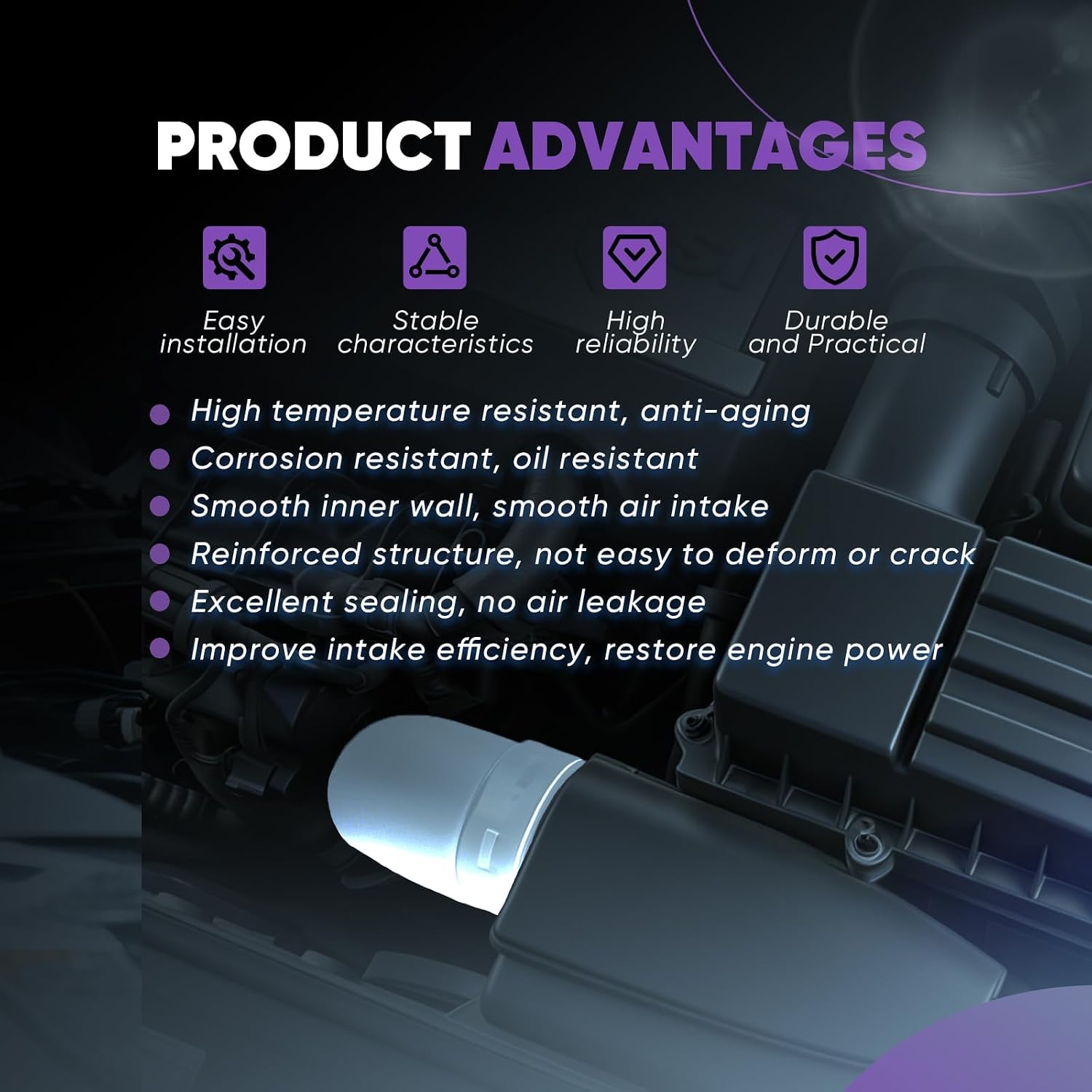1K0129618AN Air Intake Pipe Duct Hose Tube Replacement For VW TIGUAN SHARAN BEETLE CADDY EOS GOLF PLUS SCIROCCO RABBIT JETTA PASSAT CC AUDI A3 TT