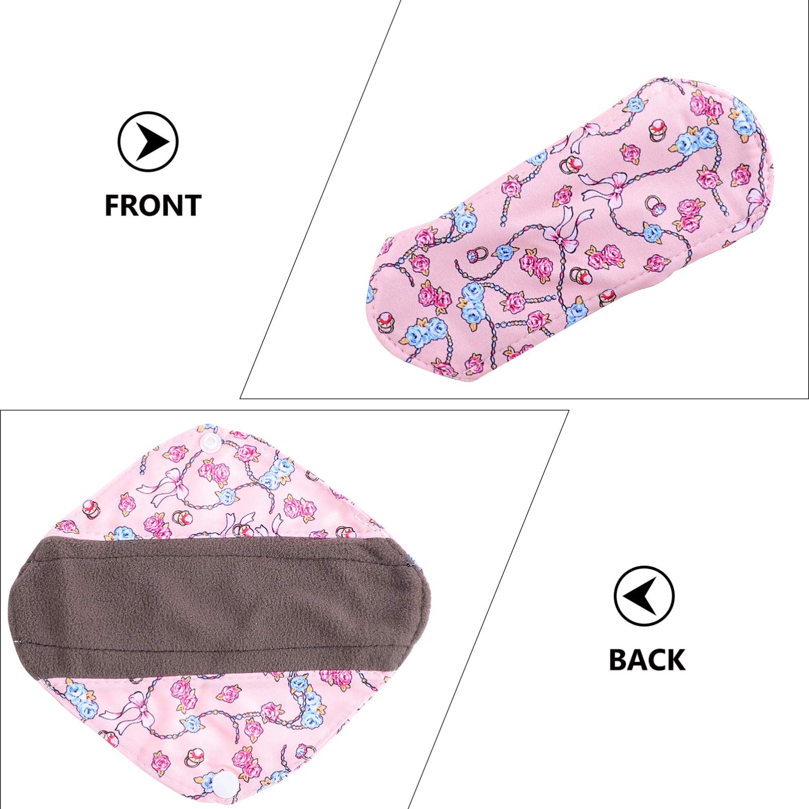 15piezas Compresas Menstruales Reutilizables De Con Tecnología De Absorción Bolsa De Almacenamiento Toallas Sanitarias Ecológicas Para y