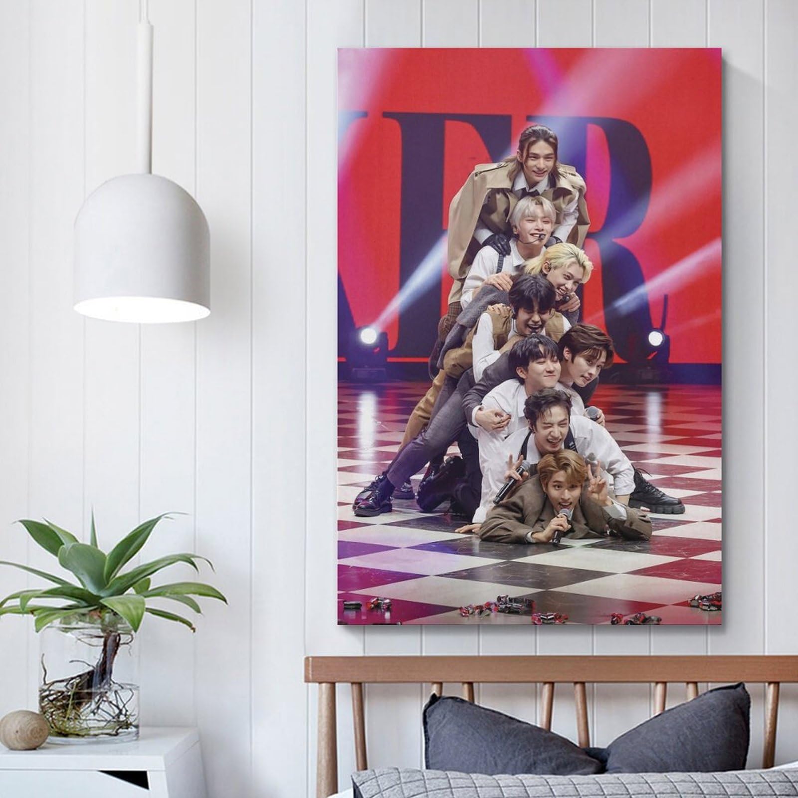 Stray Kids 2 muurdecoratie, waterdichte canvasposter, high-definition