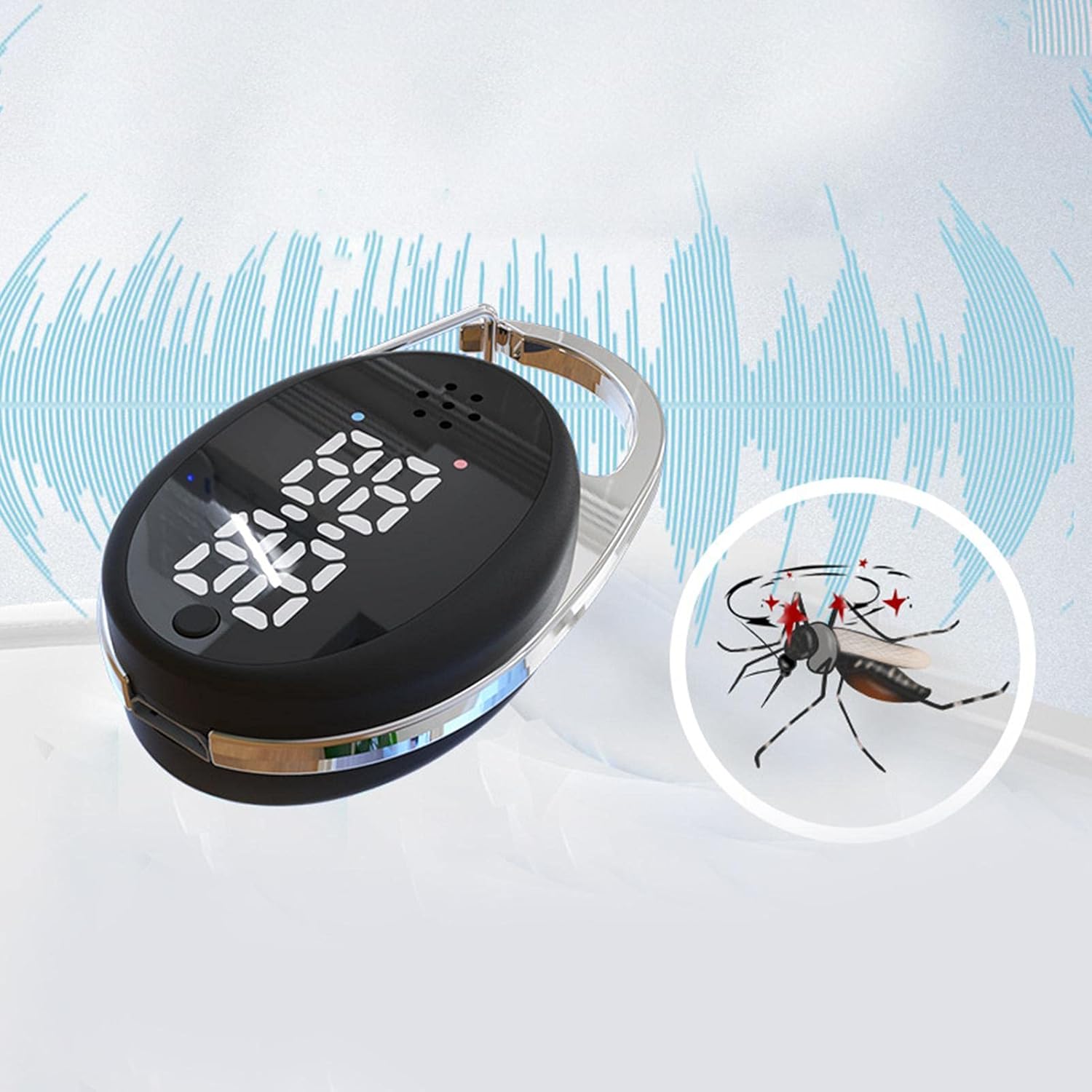 蚊よけキーホルダー 蚊除け 音波蚊取り 物理式三段階駆逐設定 USB給電 長時間作業 低騒音 携帯便利 蚊忌避 虫対策 山登り 釣り 子供・大人兼用 蚊対策グッズ
